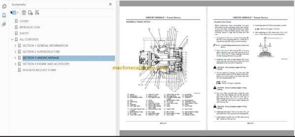 Hitachi CX650 CX700 Crawler Crane Technical and Workshop Manual