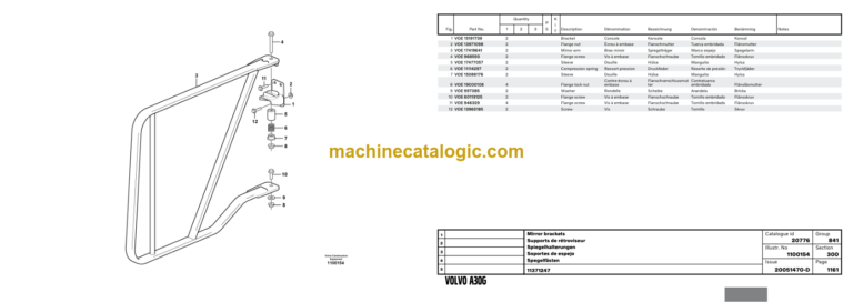 Volvo A30G Parts Catalog