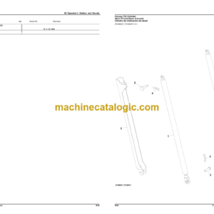 John Deere 319D Compact Track Loader Parts Catalog