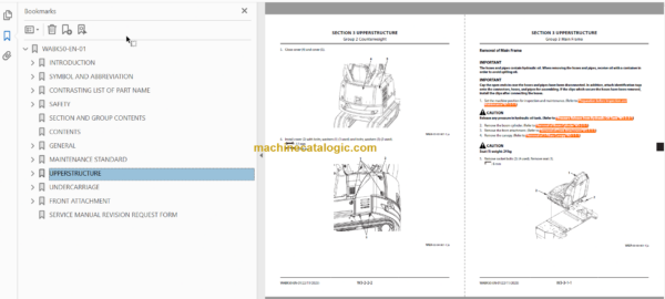 Hitachi ZX17U-6 ZX19U-6 Hydraulic Excavator Technical and Workshop Manual