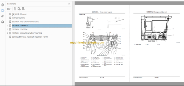 Hitachi EX3600E-6 Hydraulic Excavator Technical and Assembly Procedure and Workshop Manual