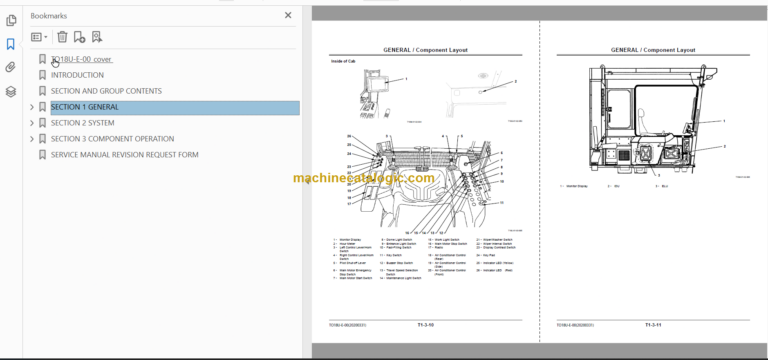 Hitachi EX3600E-6 Hydraulic Excavator Technical and Assembly Procedure and Workshop Manual