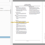 Hitachi ZX19-5A Hydraulic Excavator Technical and Workshop Manual