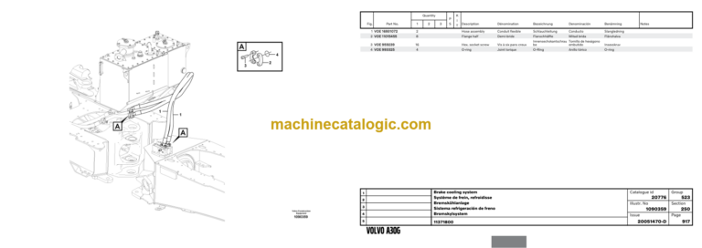 Volvo A30G Parts Catalog