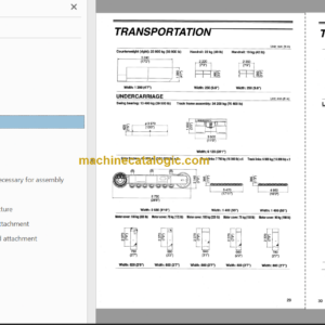 Hitachi EX5500 Technical and Assembly Procedure and Workshop Manual