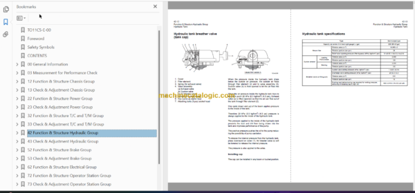 Hitachi ZW550 Wheel Loader Technical and Workshop Manual