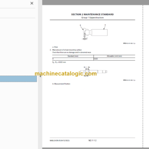 Hitachi ZX19-6 Hydraulic Excavator Technical and Workshop Manual