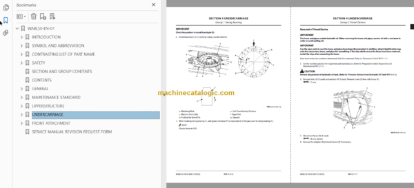 Hitachi ZX19-6 Hydraulic Excavator Technical and Workshop Manual