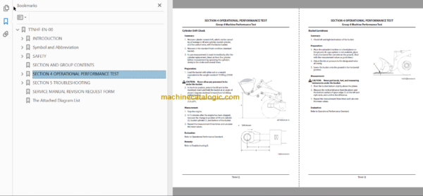 Hitachi ZW550-5B Wheel Loader Technical and Workshop Manual