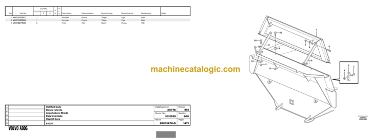 Volvo A30G Parts Catalog