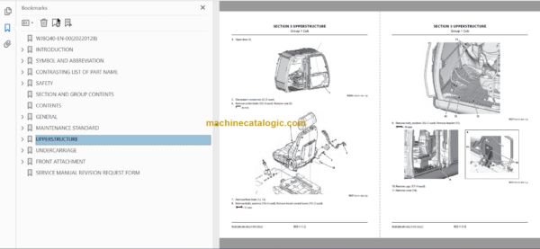 Hitachi ZX690LCH-7 ZX690LCR-7 Hydraulic Excavator Technical and Workshop Manual