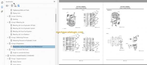 Hitachi ZX20U-5B Hydraulic Excavator Technical and Workshop Manual