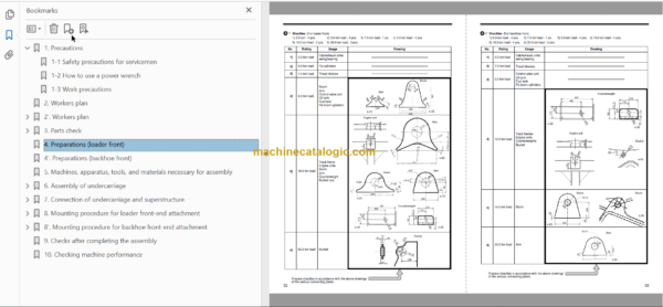 Hitachi EX5500-6 Hydraulic Excavator Technical and Assembly Procedure and Workshop Manual