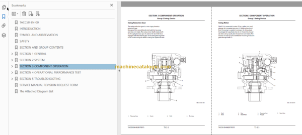 Hitachi ZX26U-5A Hydraulic Excavator Technical and Workshop Manual