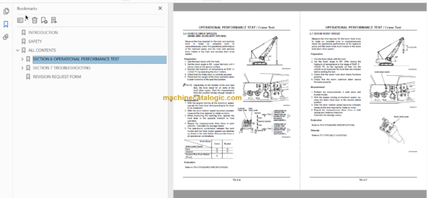 Hitachi CX700 Crawler Crane Technical and Workshop Manual