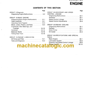 John Deere 440 440A and 440B Skidders Engine Manual