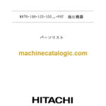 Hitachi KH70 KH100 KH150-2 PD7 Inner Parts Catalog