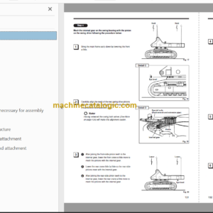 Hitachi EX5500E-6 Hydraulic Excavator Technical and Assembly Procedure and Workshop Manual