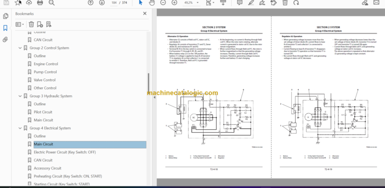 Hitachi ZX870LC-5G Hydraulic Excavator Technical and Workshop Manual
