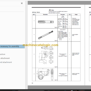 Hitachi EX5600-6 Hydraulic Excavator Technical and Assembly Procedure and Workshop Manual