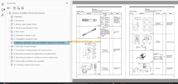 Hitachi EX5600-6 Hydraulic Excavator Technical and Assembly Procedure and Workshop Manual