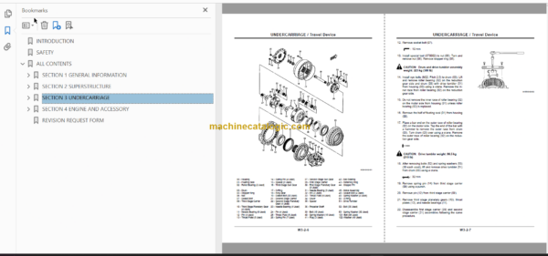 Hitachi CX700 Crawler Crane Technical and Workshop Manual