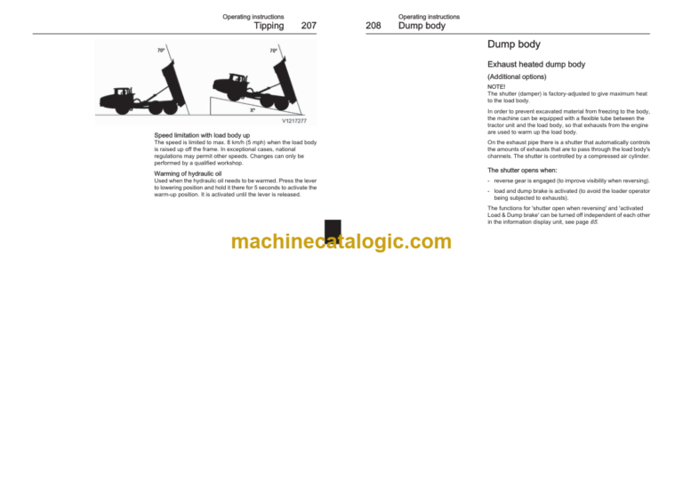 Volvo A25G A30G Operators Manual