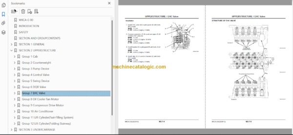 Hitachi EX5600-6 Hydraulic Excavator Technical and Assembly Procedure and Workshop Manual