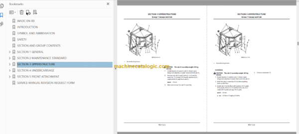 Hitachi ZX38U-5A Hydraulic Excavator Technical and Workshop Manual