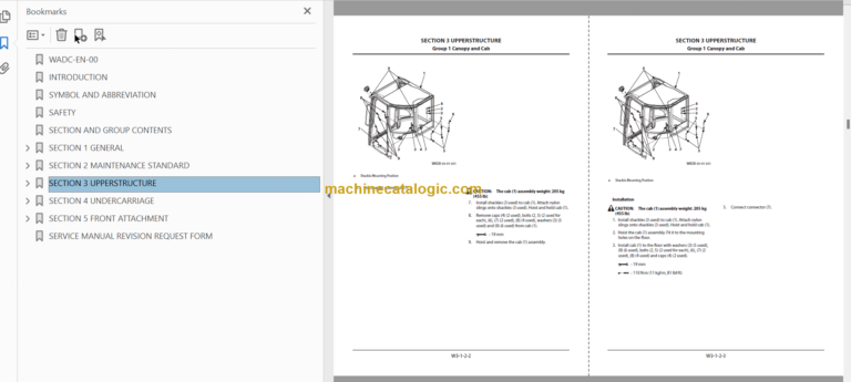 Hitachi ZX38U-5A Hydraulic Excavator Technical and Workshop Manual
