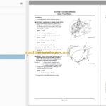 Hitachi ZX38U-5A Hydraulic Excavator Technical and Workshop Manual