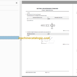 Hitachi ZX38U-6 Hydraulic Excavator Technical and Workshop Manual