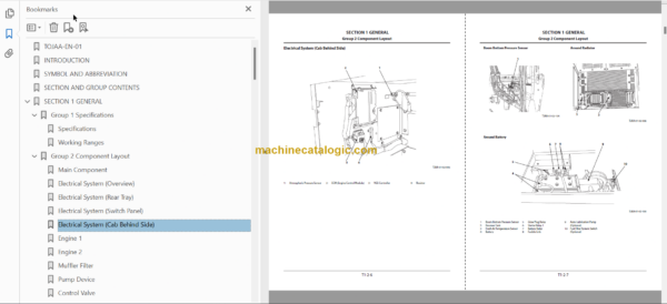 Hitachi ZX470-5B ZX470LC-5 ZXB470H-5B ZX470LCH-5B ZX470R-5B ZX470LCR-5B Technical and Workshop Manual