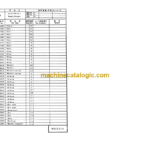 Hitachi KH70 KH100 KH150-2 PD7 Inner Parts Catalog