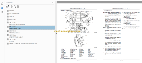 Hitachi ZX40U ZX50U Excavator Technical and Workshop Manual (Serial No. 007001 and up)