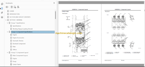 Hitachi EX8000-6 Hydraulic Excavator Technical and Assembly Procedure and Workshop Manual