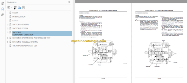 Hitachi ZX40U ZX50U Excavator Technical and Workshop Manual (Serial No. 007001 and up)