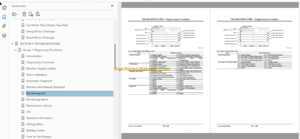 Hitachi EX8000-6 Hydraulic Excavator Technical and Assembly Procedure and Workshop Manual