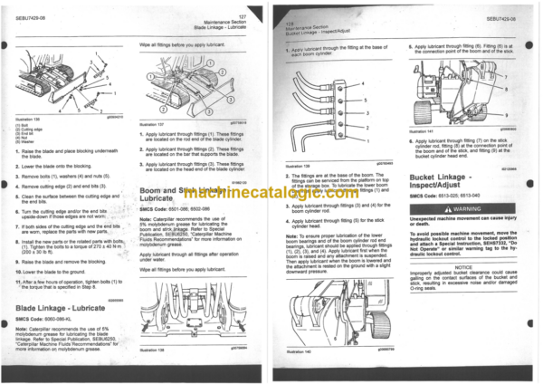 Cat 311C Excavator Operation and Maintenance Manual