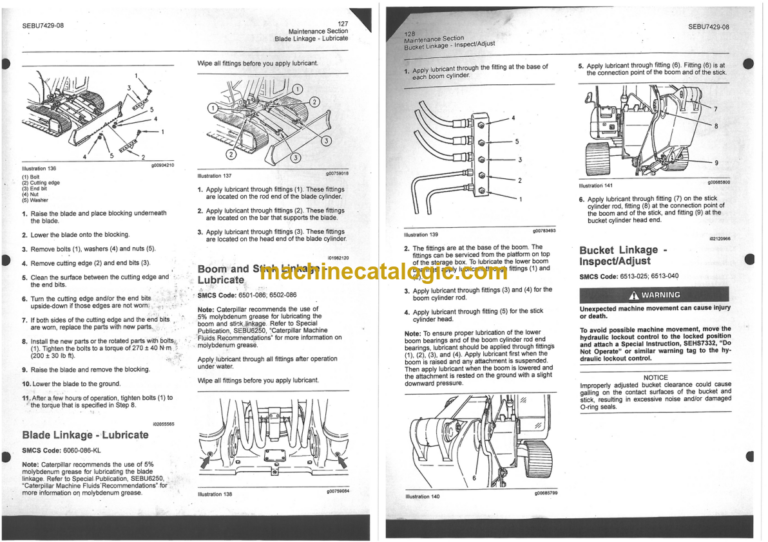 Cat 311C Excavator Operation and Maintenance Manual