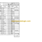 Hitachi KH70 KH100 KH150-2 PD7 Inner Parts Catalog