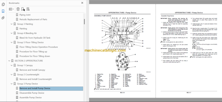 Hitachi ZX40U-2 ZX50U-2 Hydraulic Excavator Technical and Workshop Manual