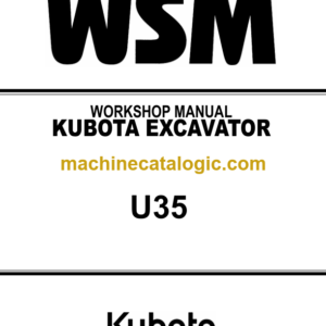 Kubota R310 R310B Wheel Loader Workshop Manual