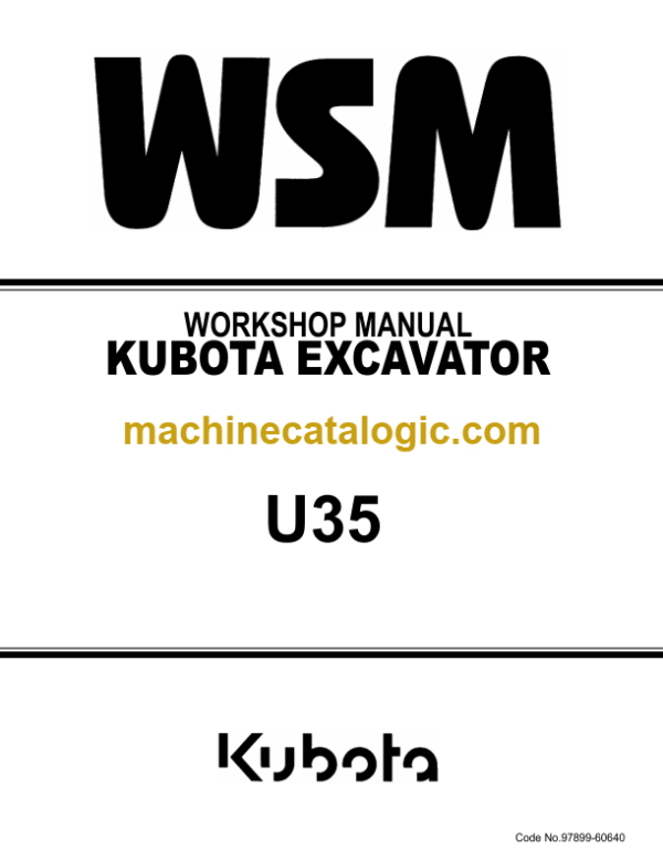 Kubota R310 R310B Wheel Loader Workshop Manual