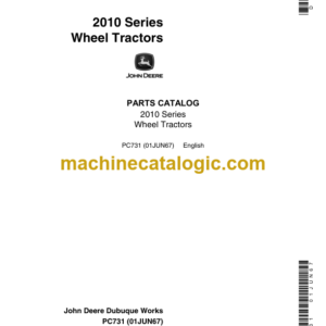 John Deere 2010 Series Wheel Tractors Parts Catalog