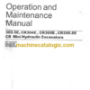 Cat 303.5E CR304E CR305E CR305.5E CR Mini Hydraulic Excavators Operation and Maintenance Manual