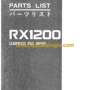 Hitachi RX1200 Parts Catalog