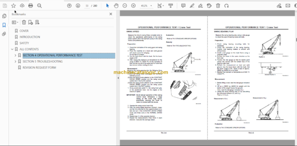 Hitachi CX900 Crawler Crane Technical and Workshop Manual