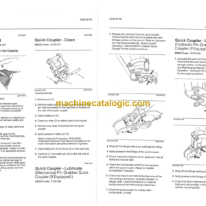 Cat 303.5E CR304E CR305E CR305.5E CR Mini Hydraulic Excavators Operation and Maintenance Manual