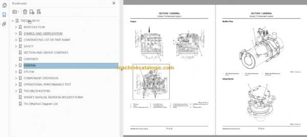 Hitachi ZX50U-5N Hydraulic Excavator Technical and Workshop Manual